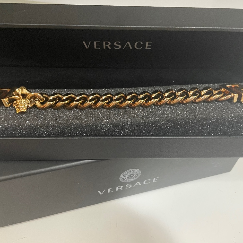 Authentic Versace Lagreca Chain Bracelet